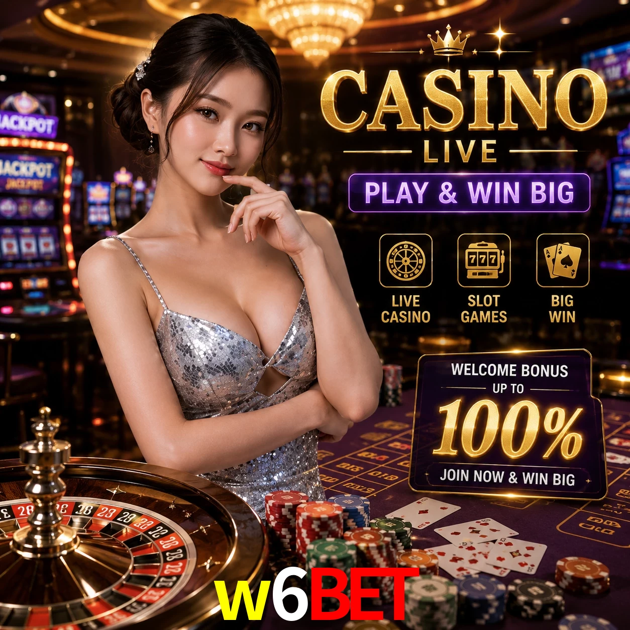 Aplicativo móvel w6bet para iOS e Android
